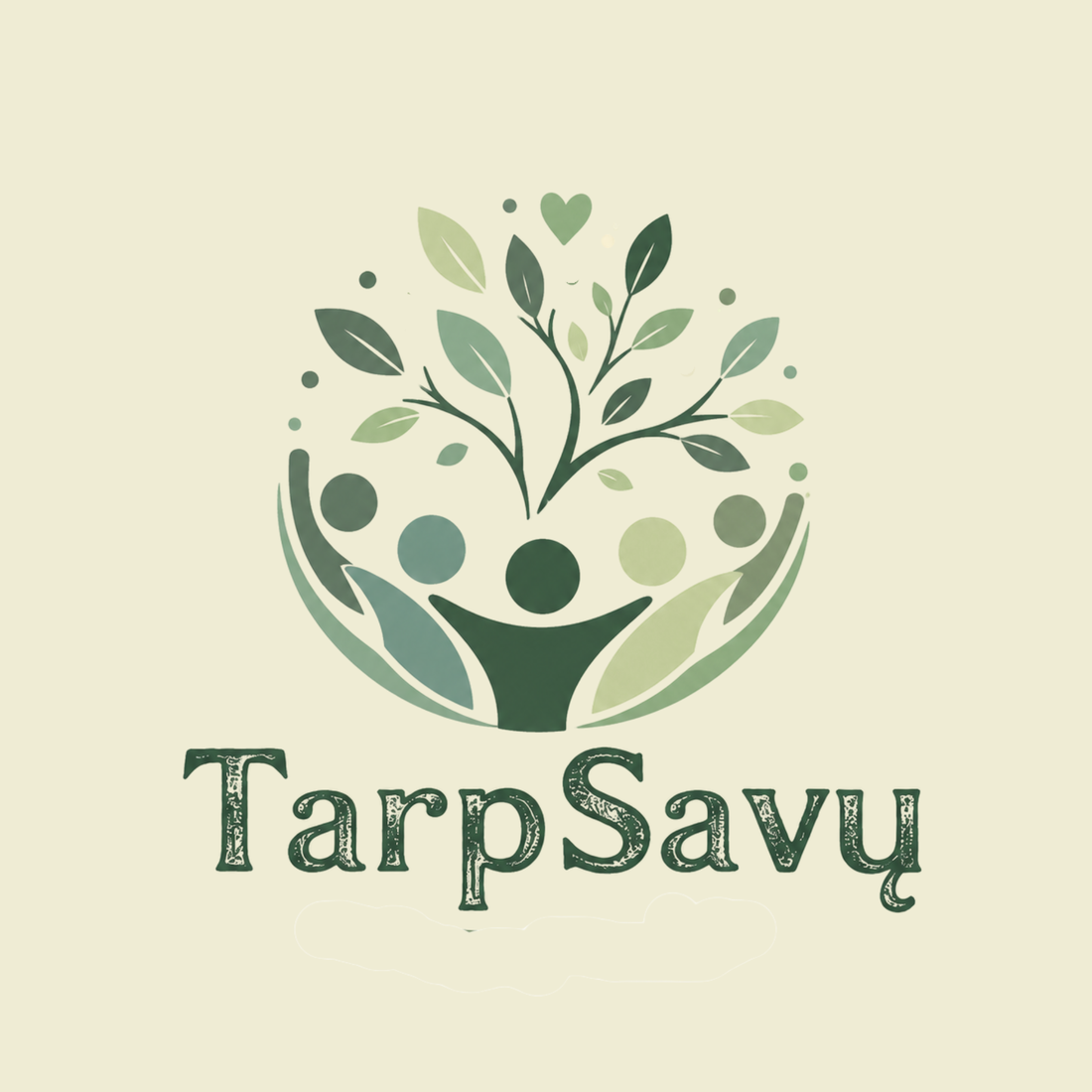 Tarp savų logotipas